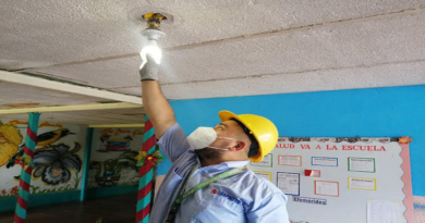 Sustituyen un millón de bombillos de tecnología tipo led en el país