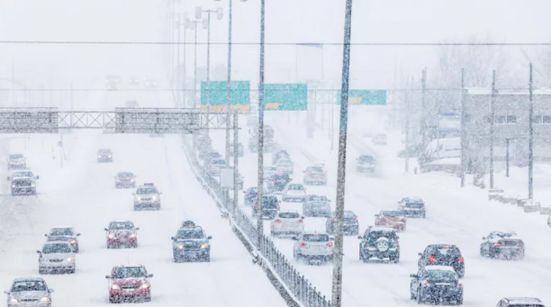 Tormenta invernal en Canadá trae fuertes nevadas