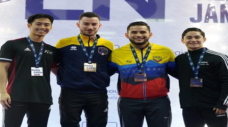 Venezuela obtiene medalla de Bronce en el Open de París de Karate 2023﻿