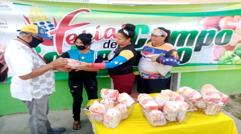 Garantizan alimentación del pueblo con Feria del Campo Soberano en Aragua