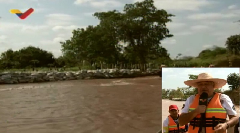 En Apure: Ejecutan trabajos de ingeniería en Río Sarare para proteger a Guasdualito