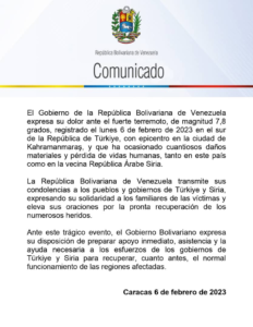 Comunicado