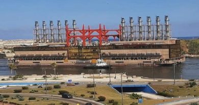 Arriba a Cuba nueva central eléctrica flotante de 240 MW