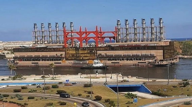 Arriba a Cuba nueva central eléctrica flotante de 240 MW