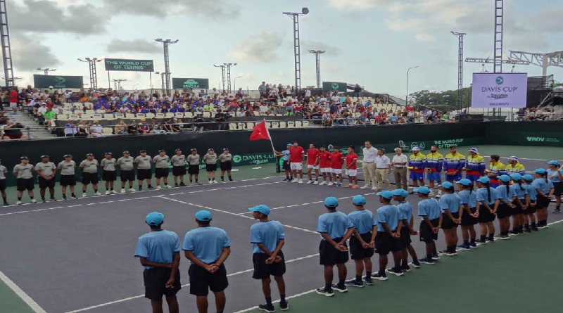 Inician Play Off de la Copa Davis en el Centro Nacional de Tenis en Carabobo