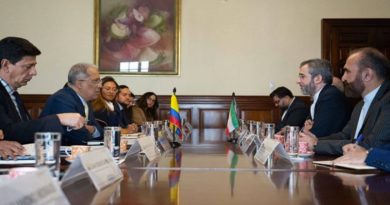 Vicecanciller iraní se reúne con su homólogo colombiano en Bogotá