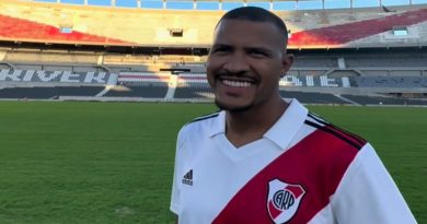 Salomón Rondón en forma para su primer partido con River Plate