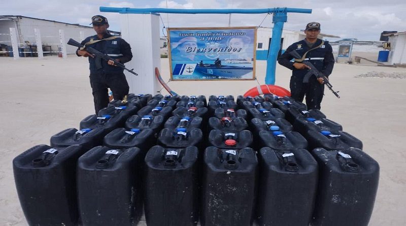 Incautados más de mil 600 litros de combustible en Cayo Herradura