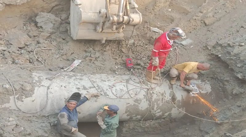 Reparan avería de tubería a través del Plan «Cero Fugas» en Aragua