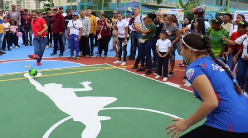Más de 47 canchas múltiples han sido reactivadas en La Guaira