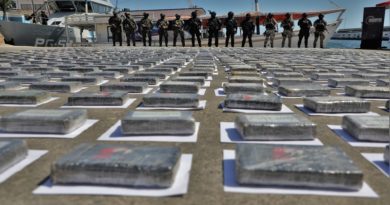 Cuerpos de seguridad interceptaron embarcación con mil 331 kilogramos de droga en Sucre