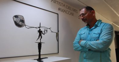 Maccar presenta “Boceto de veleta adaptable al cuerpo humano” del escultor Gabriel López