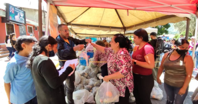 Benefician a familias del estado Mérida con la entrega de combos proteicos