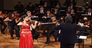 Solista Canelle González deleitó al público en el concierto "Sinfónico para Violín"