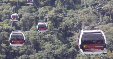 Carqueños disfrutan del Teleférico Warairarepano en Carnavales 2023