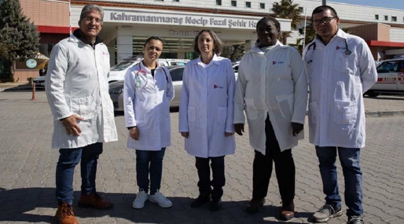 Destacan labor de brigada médica de Cuba tras terremotos en Türrkiye y Siria