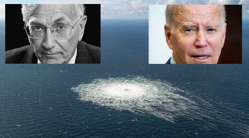 Reconocido periodista de EE.UU. revela que Biden ordenó destruir gasoducto ruso Nord Stream