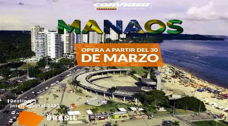 Conviasa confirma ruta aérea Margarita-Manaos a partir del 30 de marzo
