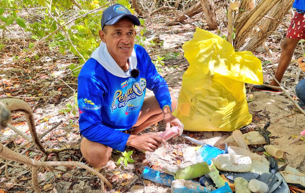 Más de tonelada y media de plástico retiraron de aguas de Parque Nacional Morrocoy