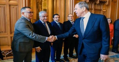 Embajador Jesús Salazar sostuvo reunión de trabajo con canciller ruso Sergey Lavrov