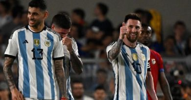 La Albiceleste celebró en casa con golazo de Messi