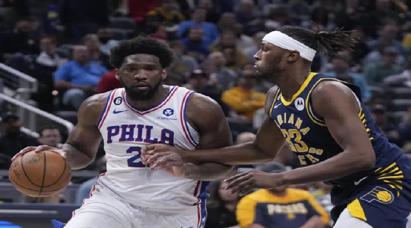 Los 76ers de Filadelfia superó a los Pacers