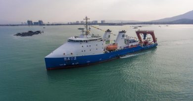 Buque chino de investigación completa misión en aguas profundas cerca de Oceanía