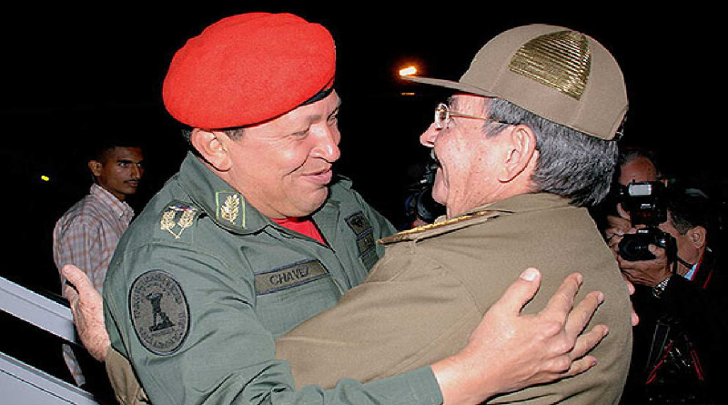 Raúl Castro arriba a Venezuela para conmemorar décimo aniversario de la siembra del Comandante Eterno