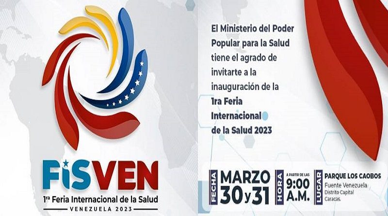 Inauguran este 30 de marzo la Feria Internacional de Salud Venezuela 2023