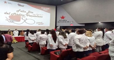 Entregan reconocimientos a más de 3 mil médicos de Caracas