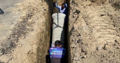 Reemplazan más de 35 metros lineales de colectores de aguas servidas en Cagua