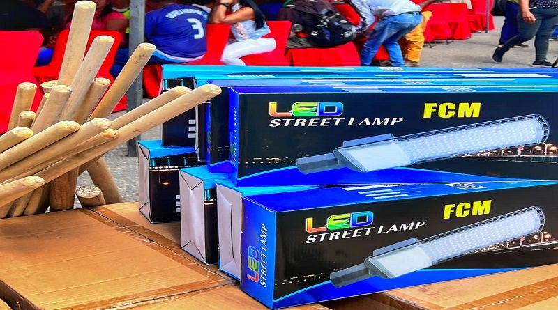 Más de 600 luminarias serán colocadas a través del Plan Guarenas Limpia 2023