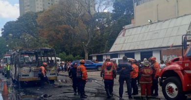 Bomberos extinguen incendios en varias parroquias del Distrito Capital