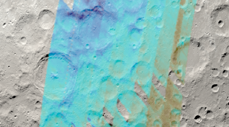 ¿Cómo se distribuye el agua en la luna? Un mapa revela áreas claves