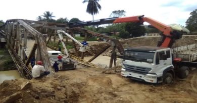 Inician desmontaje del puente Onia en el municipio Alberto Adriani en Mérida