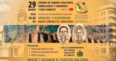 Dan a conocer historia de dos afrovenezolanos postulados al Panteón Nacional