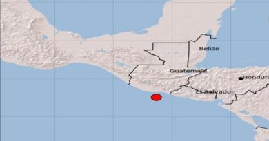 Choques de placas tectónicas en el océano pacífico sacuden a Guatemala y El Salvador