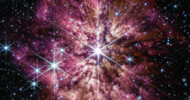 El telescopio Webb detecta estrella a punto de explotar a 15 mil años luz