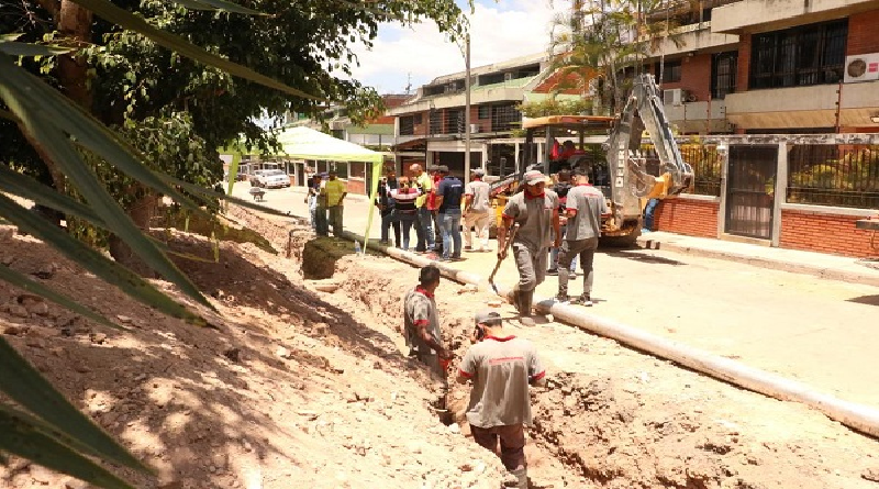 Hidrocapital sustituye 330 metros de tubería en la parroquia San Pedro