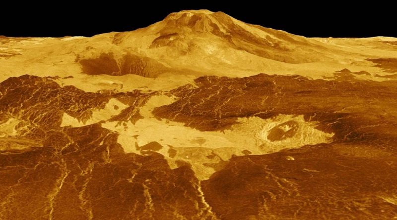 Imágenes antiguas revelan actividad volcánica en Venus