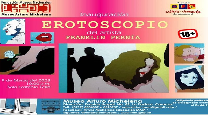 "Erotoscopio" de Franklin Pernía llega al Museo Arturo Michelena