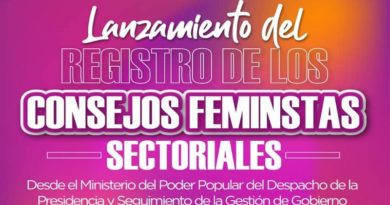 Inician lanzamiento del Registro de los Consejos Feministas en áreas laborales