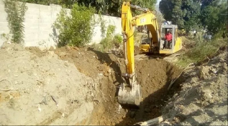 Ejecutan labores de limpieza y canalización de la quebrada El Muertico en Barquisimeto