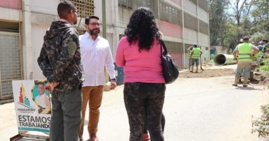 Inspeccionan colocación de tuberías del colector mixto en Los Teques