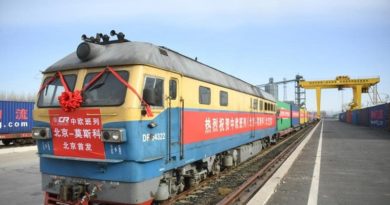 Primer tren de carga proveniente de Pekín parte directo a Moscú