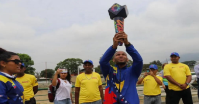Llega a Caracas Antorcha de V Juegos Deportivos del ALBA 2023