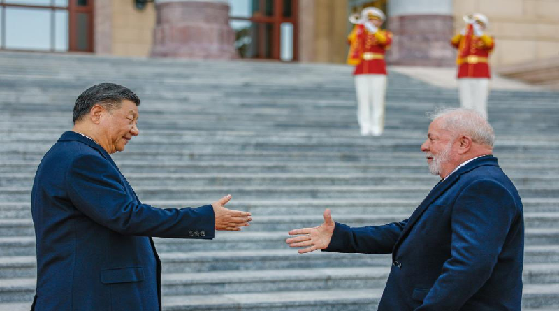 Brasil y China respaldan paz, desarrollo y democracia global
