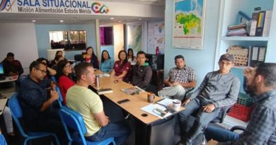 Afinan estrategias de distribución de alimentos en comunidades del estado Mérida