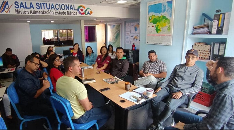 Afinan estrategias de distribución de alimentos en comunidades del estado Mérida