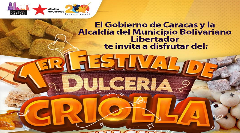 Invitan al1er Festival de Dulcería Criolla en Caracas